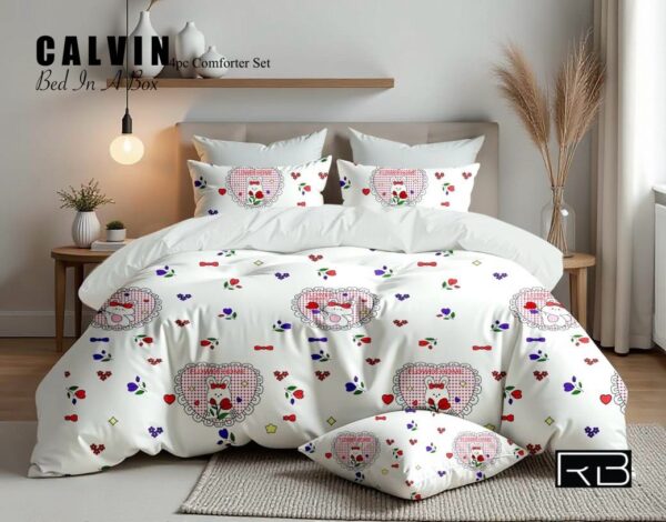 White Color Cotton Bedsheet + AC Blanket 4 pcs Combo Pack