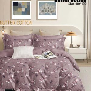 DARK PINK COLOR BUTTER COTTON BEDSHEET BY AS🔥