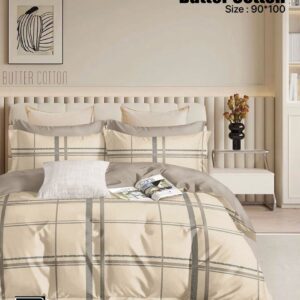 SKIN COLOR BUTTER COTTON BEDSHEET BY AS🔥