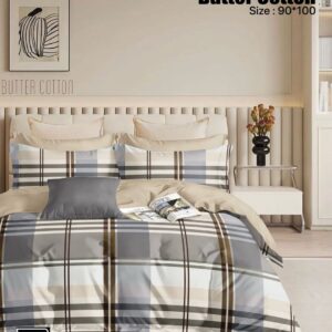 GREY & SKIN BUTTER COTTON BEDSHEET BY AS🔥