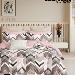 PINK COLOR BUTTER COTTON BEDSHEET BY AS🔥