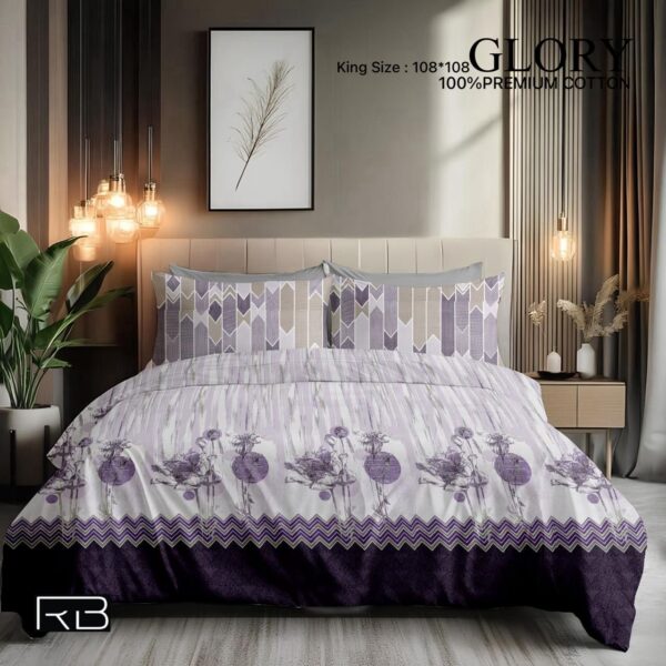 PETALS QUEEN BEDSHEET BY ARAV SOFTS