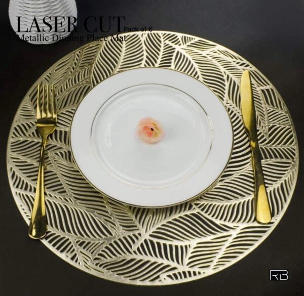 BEAUTIFUL GOLDEN PETAL QUEEN DINING MAT BY AS