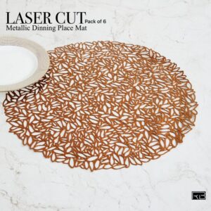 GOLDEN PETALS QUEEN DINING MATS BY AS