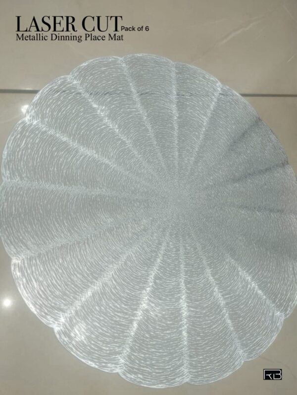 SILVER PETAL QUEEN DINING MATS BY AS