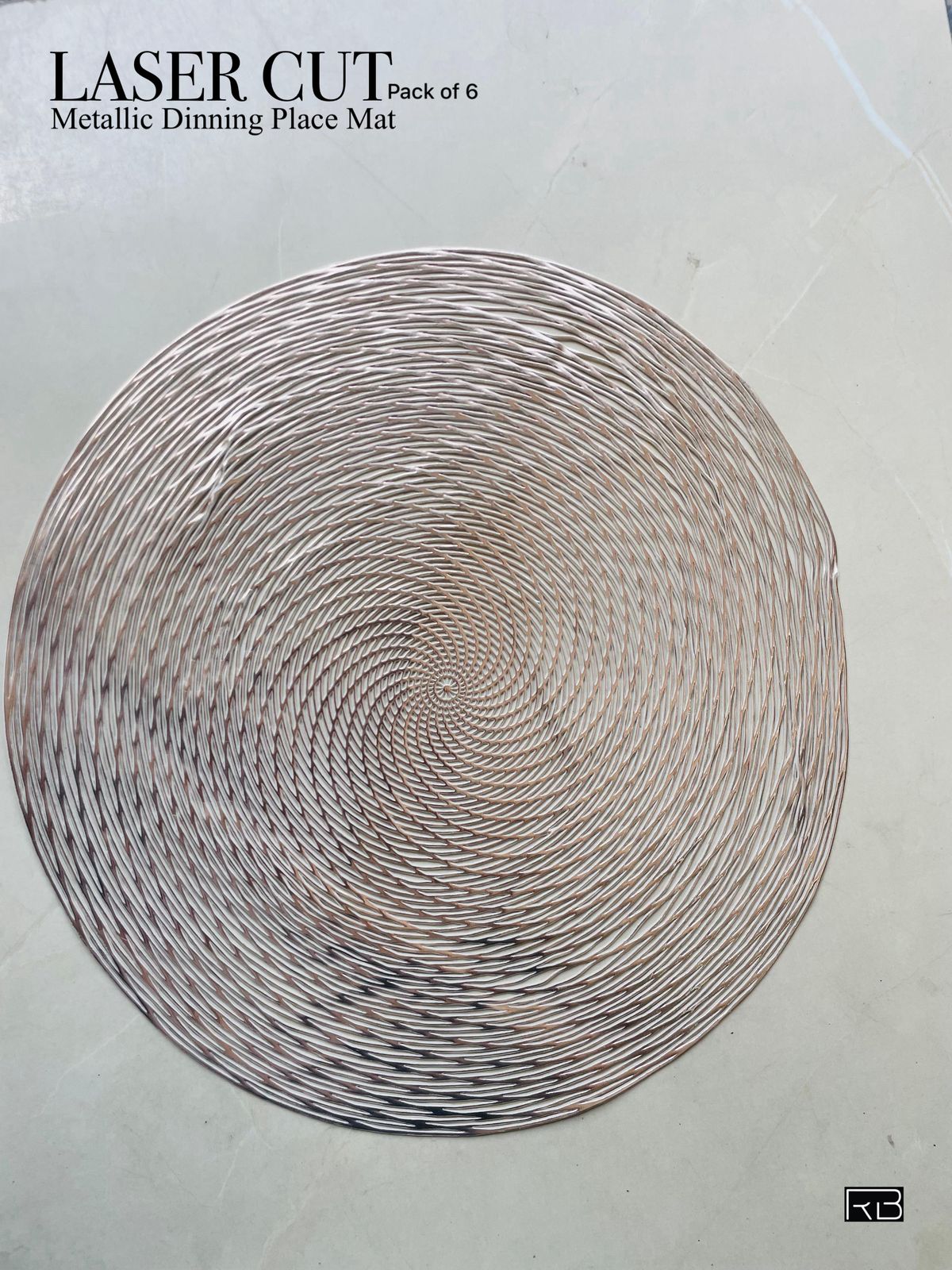 SILVER PETAL QUEEN DINING MATS BY AS