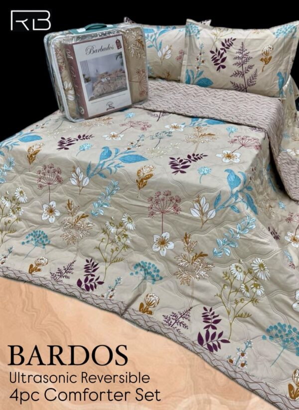 Cotton Bedsheet + AC Blanket 4 pcs Combo Pack